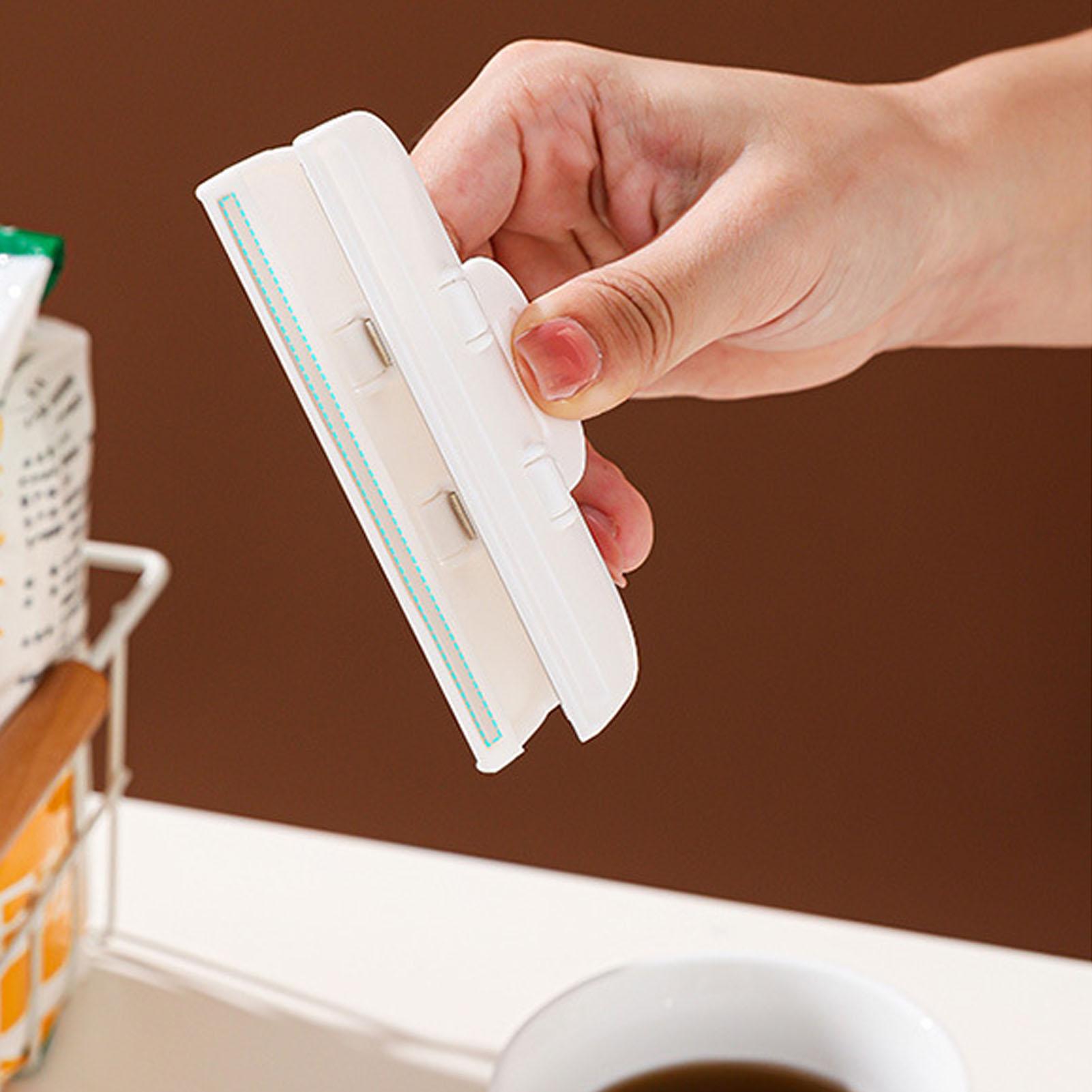 

2pcs Food Clips Chip Bag Clips for Food Storage Wide Opening Sealing Clip for Bread Snack Bags