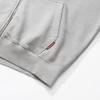 Psshopper Pigment Small Logo Zip-Up Hoodie [Light Gray]