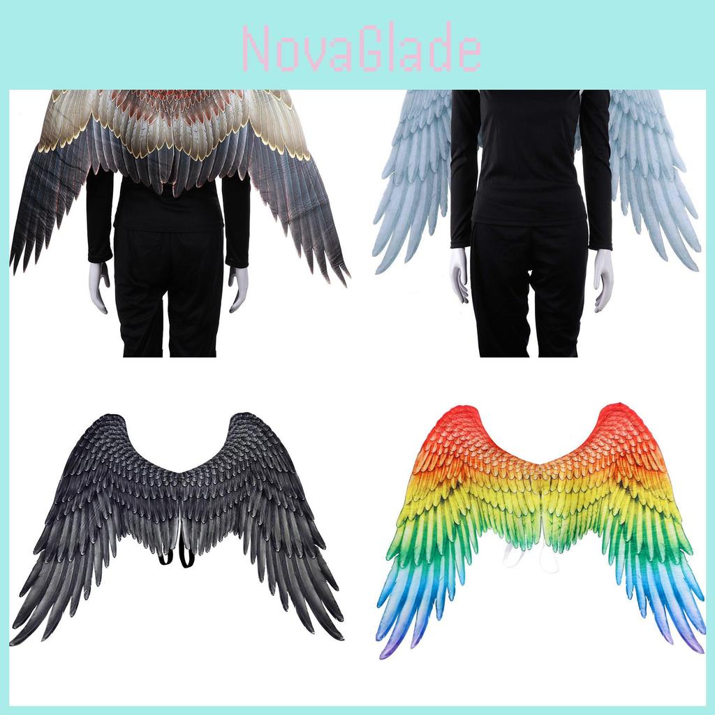 Vibrant Colorful Angel Wings Costumes In Large Size For Halloween Parties And Carnival Events