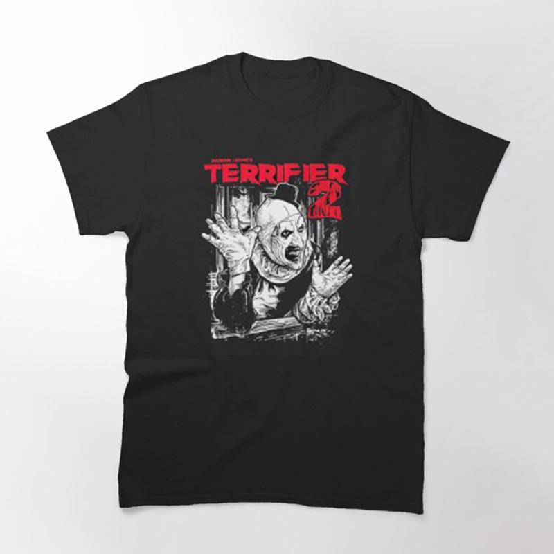 The Clown Greatest Kills Tour Season Halloween Evil Vintage Horror Movie Terrifier Retro Scream Film Printed T Shirt for Men