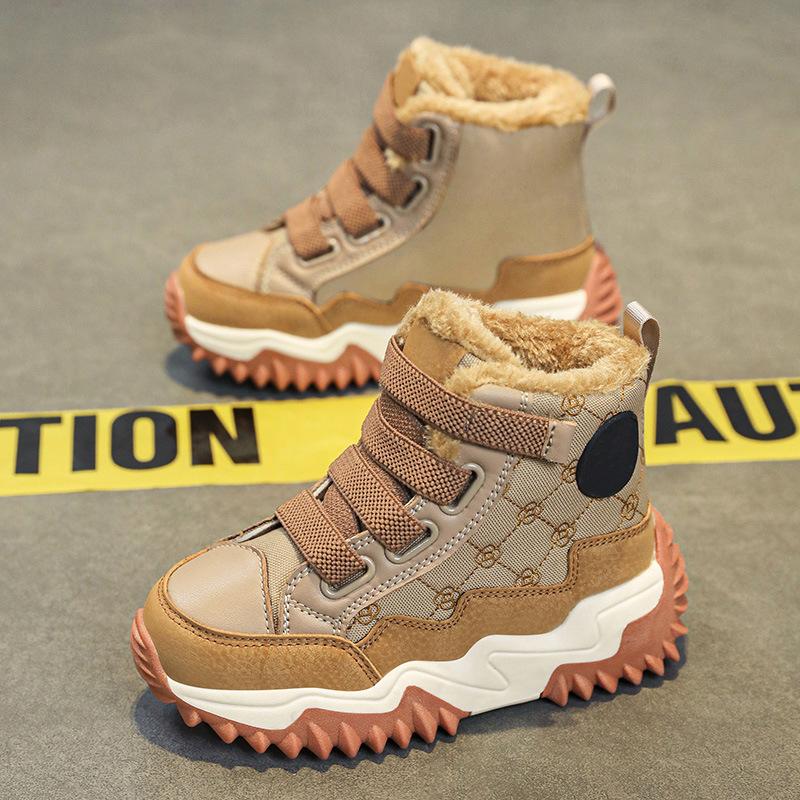 

Детские длинные зимние сапоги 2025 зимние на толстой подошве верхняя одежда легкие хлопковые сапоги спортивные детские сапоги женские сапоги зимняя спортивная обувь 38