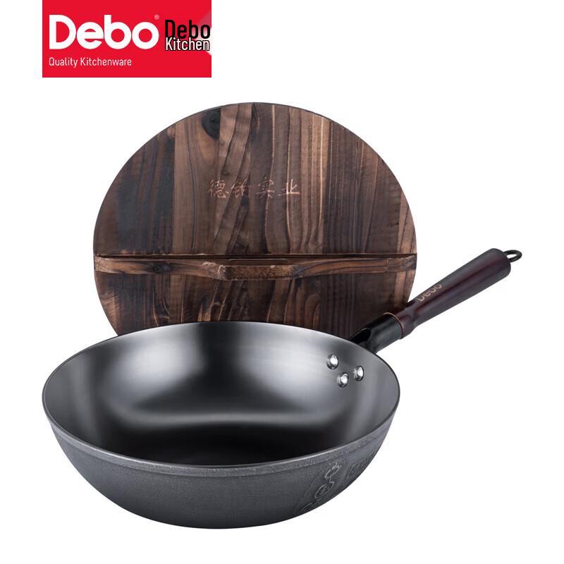 

Debo 32cm Cast Iron Wok