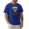 Teddy Bear With A Gun T Shirt Harajuku Short Sleeve T-shirt 100% Cotton Graphics Tshirt Tops