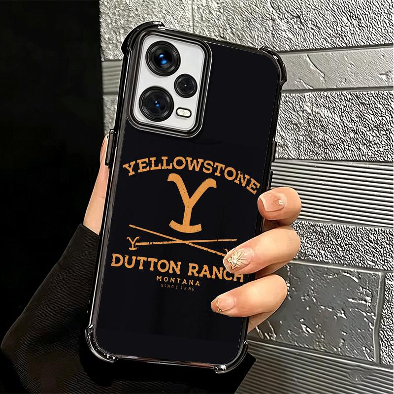 Y-Yellowstones TV Soft Phone Case For Xiaomi Redmi Note 14 15 Pro Plus 13 12 11S 11T 5G 10 9S 9 Plating Anti-Fall Fundas