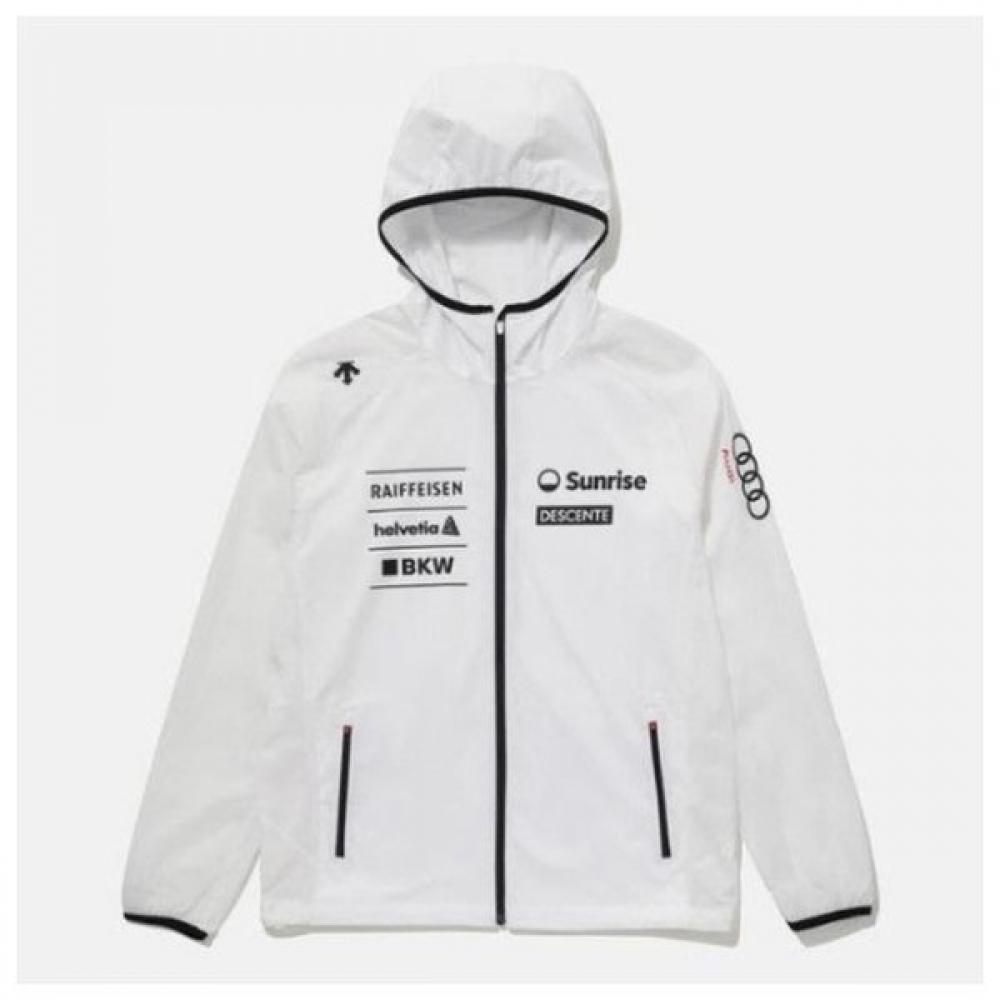 

Descent Windbreaker Kqf Sp221ewb59 Wht 24ss Swiss Ski Inspired Windbreaker Jacket Wht White series 100