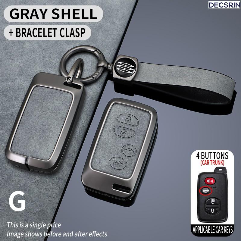 2/3/4 Buttons Car Key Case Cover Shell Fob for Toyota Prius 30 Alpha Aqua Land Cruiser Auris for Lexus LC 200 Car Accessories