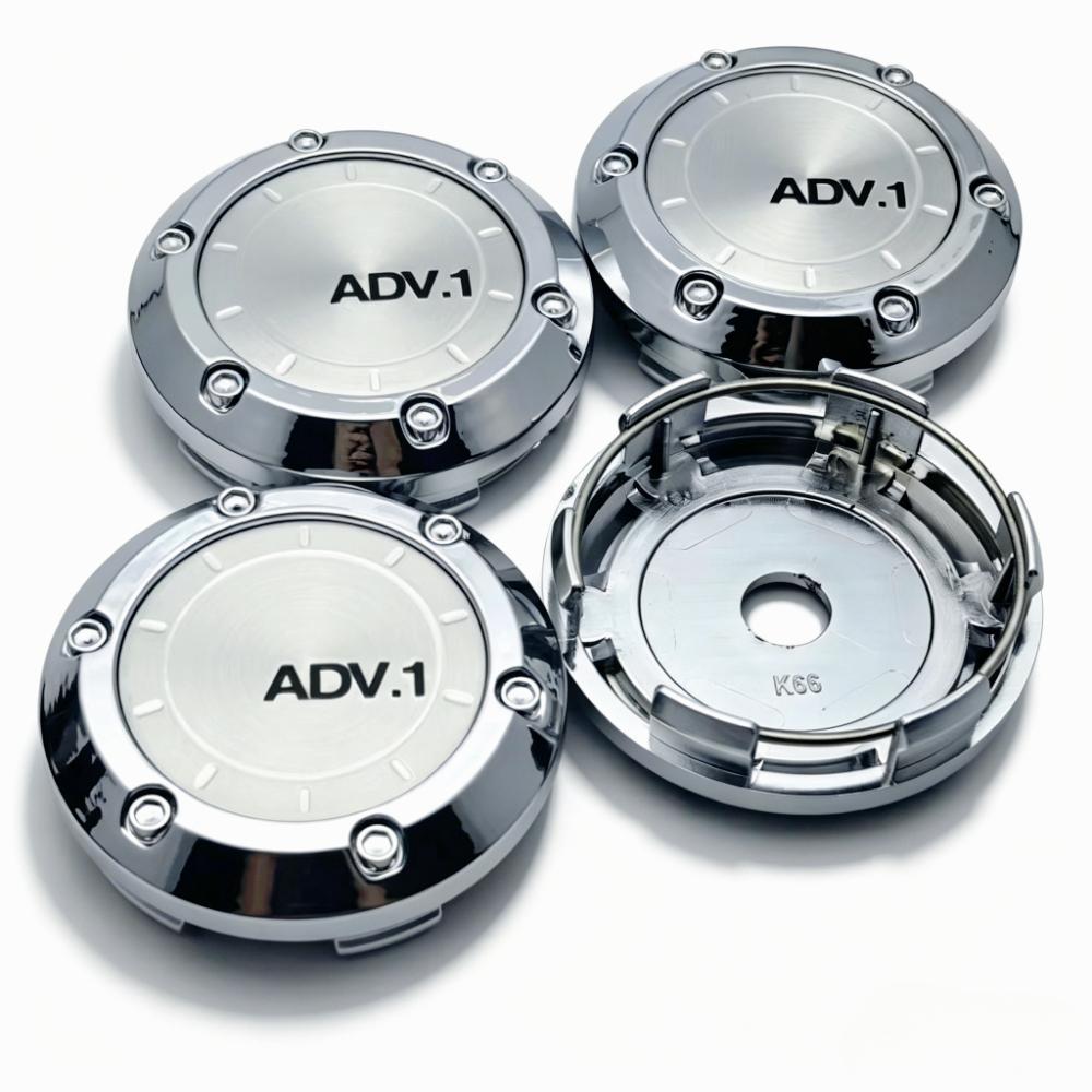 

4pcs ADV.1 Logo Emblem Car Wheel Center Caps O.D 66MM Clips 62MM Wheels Hub Cap ADV Badge Rim Hubcaps Dust Cover Car Accessories ADV.1 Badge&4pcs Design High Cap