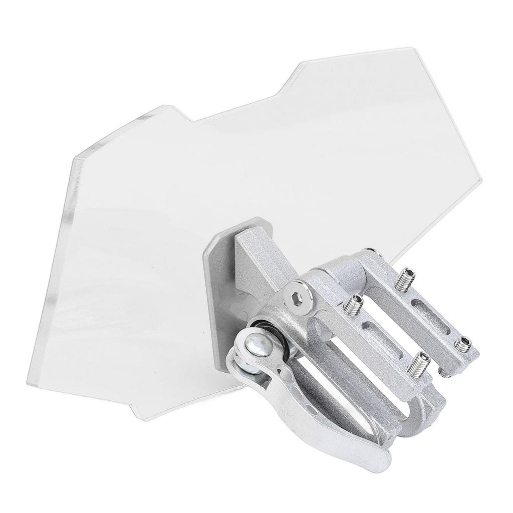 Motorcycle Windshield Acrylic Heightened Adjustable Clip On Wind Deflector Windscreen Extension for Motorbike