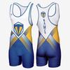 Pánské kompresní wrestlingové triko s nohavičkami Posilovna Tréninkový oblek Prodyšný Spandex Lycra Atletický body Trénink