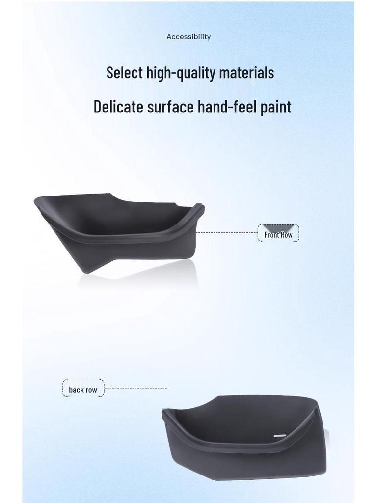 Tesla Model Y Velvet Door Slot Storage Box Protector