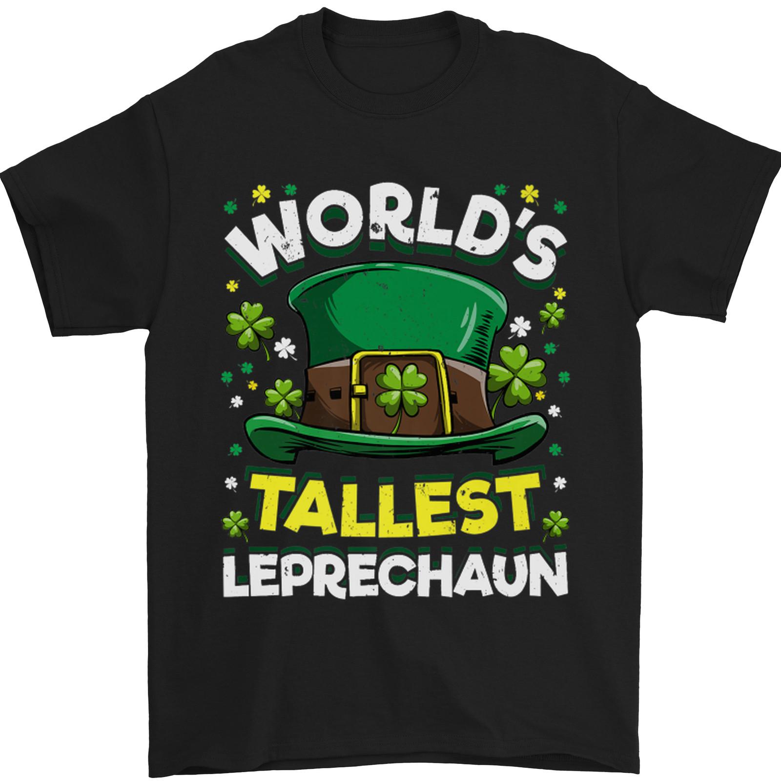 26 Worlds Tallest Leprechaun St Patricks Day Mens T-Shirt 100% Cotton Unisex T-Shirt XL
