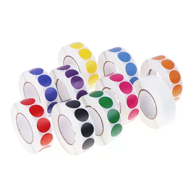 0.75In Round Color-Code Dot Labels Adhesive Shooting Sticker for Archery Bow Hunting Practice Training Targets