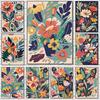 Abstrakt Växt Färgglad Blomstermarknad Affisch Matisse Kanvasmålning Konst Nordiska Blomstertavlor Prints Väggbilder för Vardagsrum Heminredning Oramad