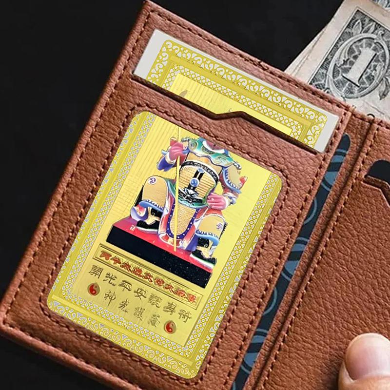 Tarjeta Amuleto Tai Sui 2026 Oración Feng Shui Tarjeta Dorada Exorcismo Protección Regalo Buda Amuleto Seguro Atraer Riqueza Y Tesoro