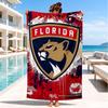 Panthers Team Spirit Beach Towel, Super Soft Microfiber, Perfect Gift for Her/Him, Birthday, for Pool, Beach, Travel, Decor Beach Party