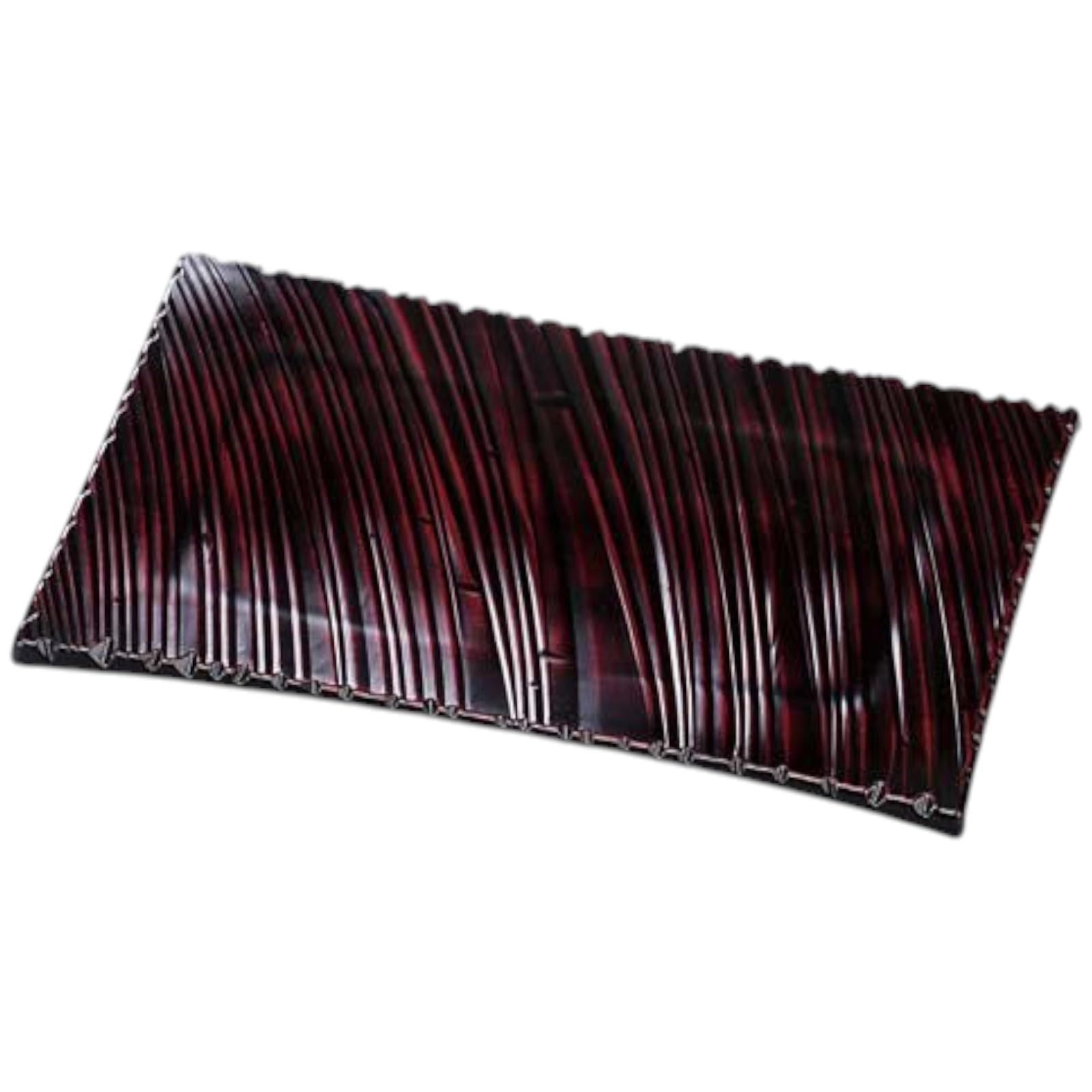 

Премиальная тарелка для нигири-суши Shinogi Wave с резьбой Akebono Сделано в Японии J-Kitchens Тарелка, 33см, Лакированная, Ударопрочная,