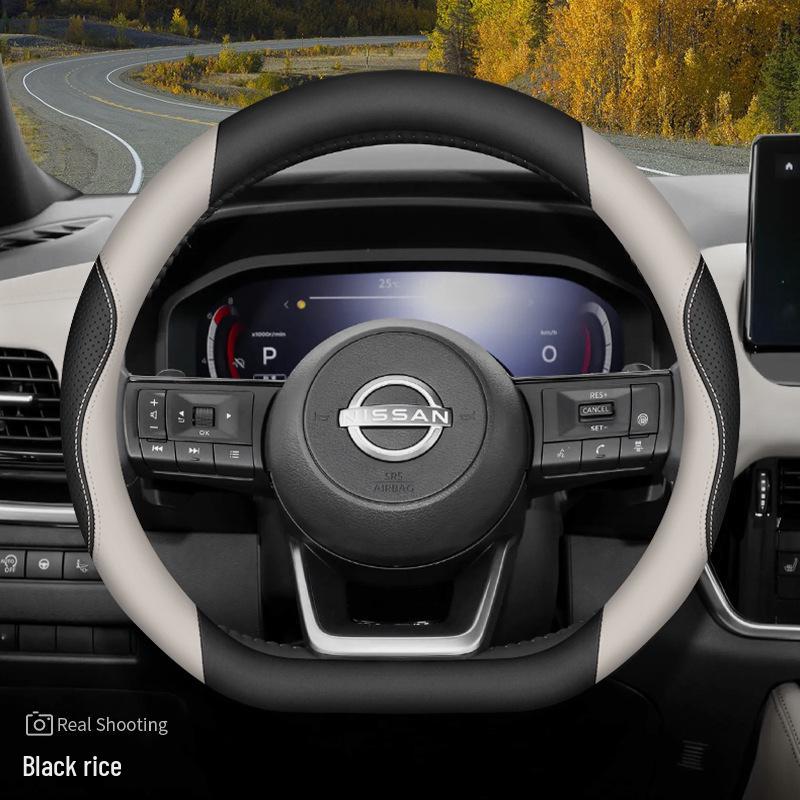 Чехол на руль для моделей Nissan 2025 года: Кашкай, Сильфи, Икс-Трейл, Тиида, Тиана - Накладка на ручку True Edition. Default