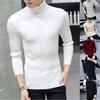 Sweter Slim Fit z Długim Rękawem Bawełniany Lekki Pulower z Długim Rękawem na Zimę