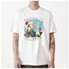 Japanese Style funny dog Anime Graphic t shirt mens Women Trendy Fashion 100% Cotton summer casual Streetwear Unisex couple Y2k