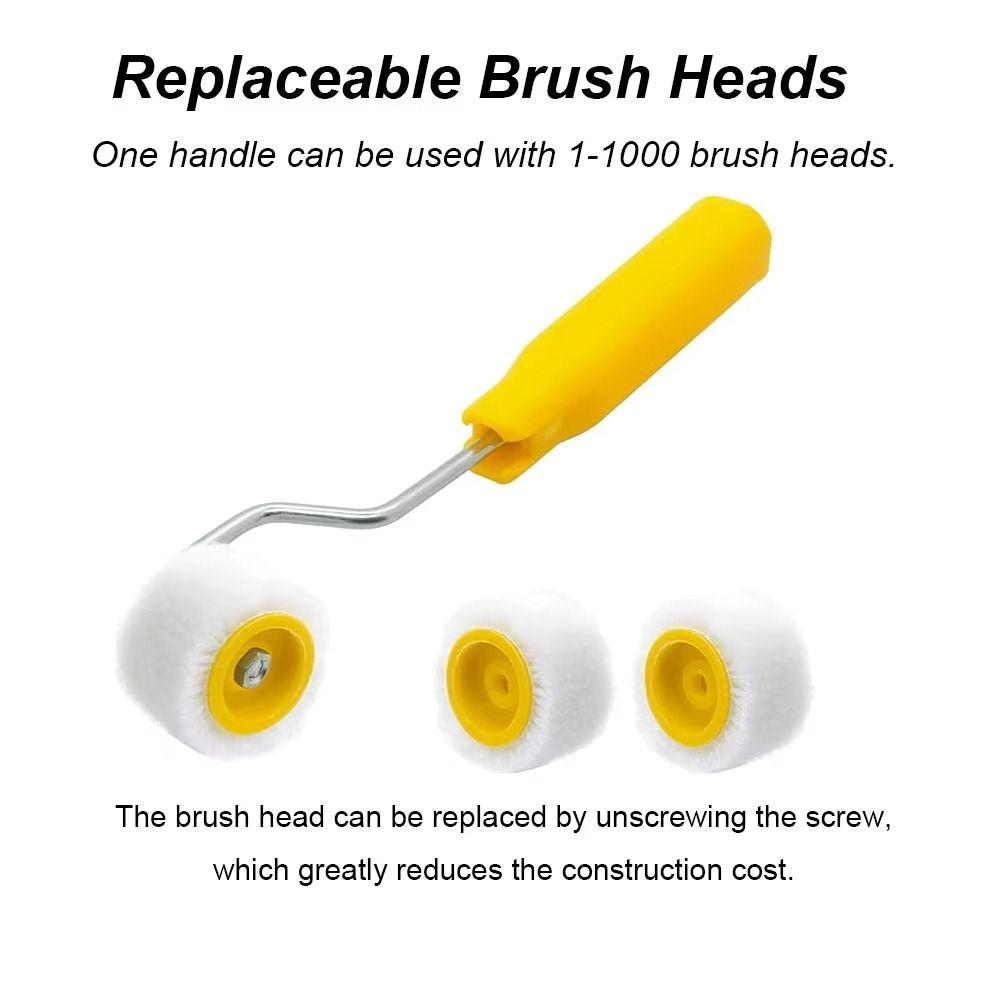 Ergonomic Design Trim Edge Brush Roller Plastic Small Paint Brushes  Painting Tools
