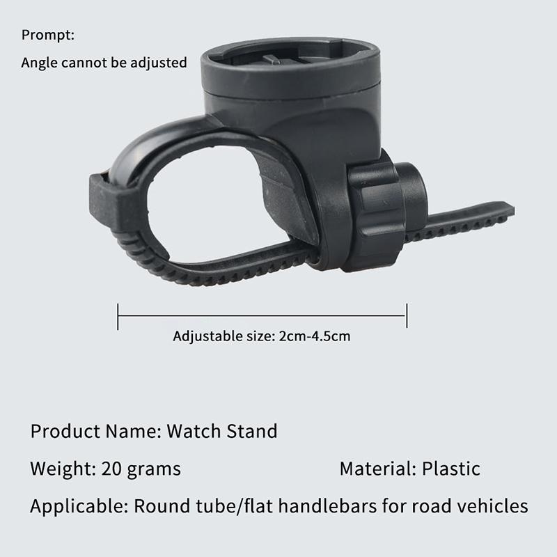 Handlebar Computer Mount with Secure Front Light Bracket for Bicycle GPS and Camera Holder Sturdy Support for Night Rides