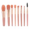 8-teiliges Mini-Reise-Make-up-Pinsel-Set, tragbar, für Lidschatten, Foundation, Pulver, Wimpern, Lippen, Concealer, Rouge, Make-up-Pinsel-Set