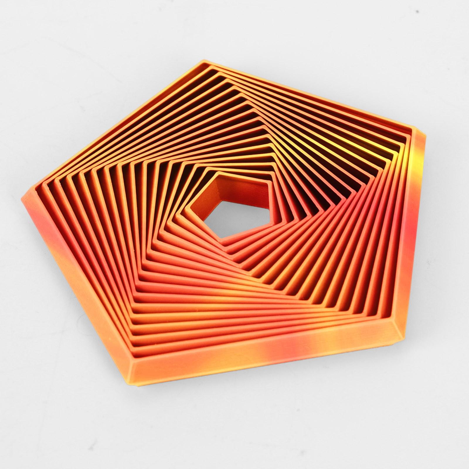 

Пятиугольные игрушки, напечатанные на 3D-принтере, для детей и взрослых, игрушки для снятия стресса и релаксации One Size