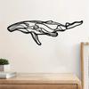 Creative Line Whale Iron Crafts Stylish Indoor Décor for Living Room, Bedroom, Hallway, Ideal for Wall Decoration