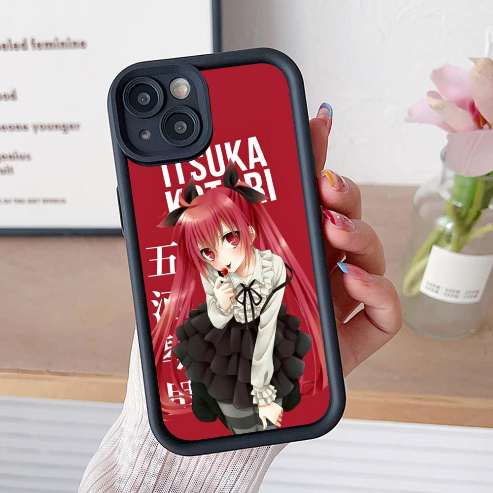 Date a Live Kotori Itsuka Thicken TPU Mobile Phone Case for iPhone 17 16 15 14 13 12 11 Air Pro Max Plus Colorful Cover