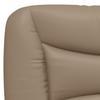 LED Bed Frame without Mattress  Hvar  Cappuccino Brown 90 x 190 cm