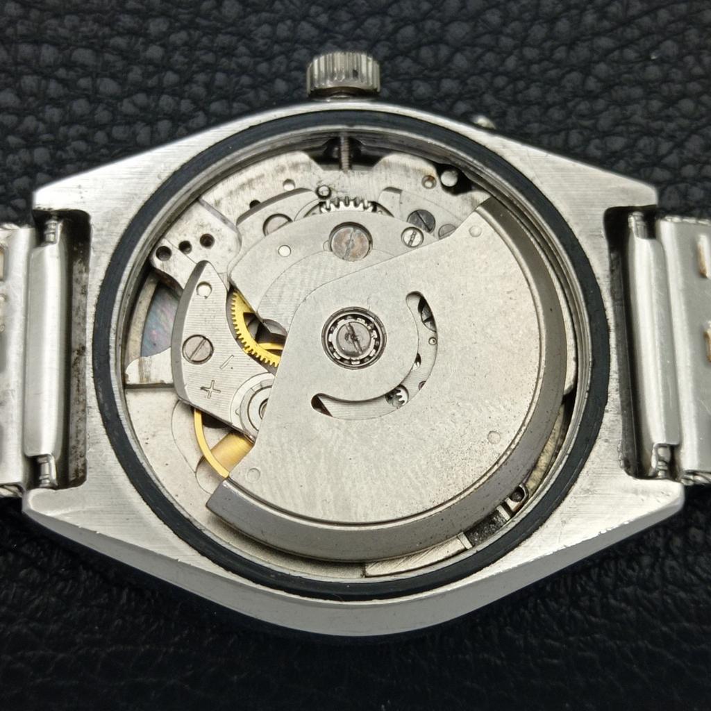 VINTAGE RICOH R31 AUTOMATIC JAPAN MENS WHITE COLOR DIAL WATCH A701947-5 R207-a701947