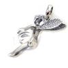 Les Trésors De Lily [C5760] - Silver Pendant 'Tinkerbell' Rock Crystal