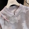 Women's New Chinese Style Retro Short Sleeve Shirt