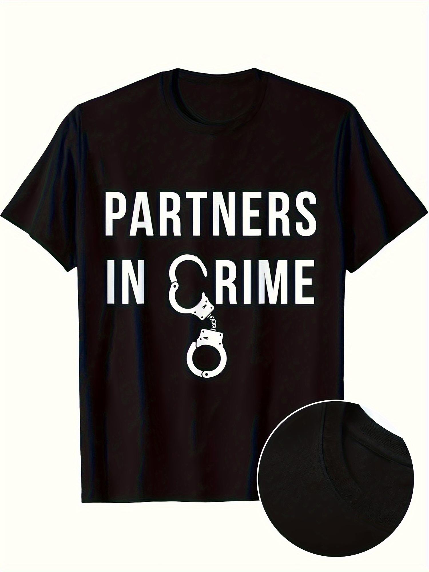 Partners in Crime Cool Couple Gift T-shirt XL