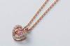 [Dancing Stone] Heart Stone Silver Top Only SETS-8751 Pink Gold