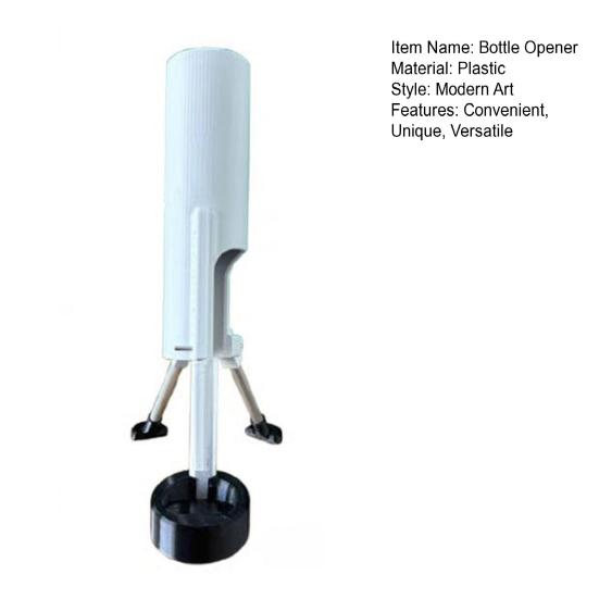 Automatický otvírák na lahve Hands-Free Ovládání jedním prstem Snadný nástroj na odstraňování víček pro pivo, limonády Barový kuchyňský doplněk