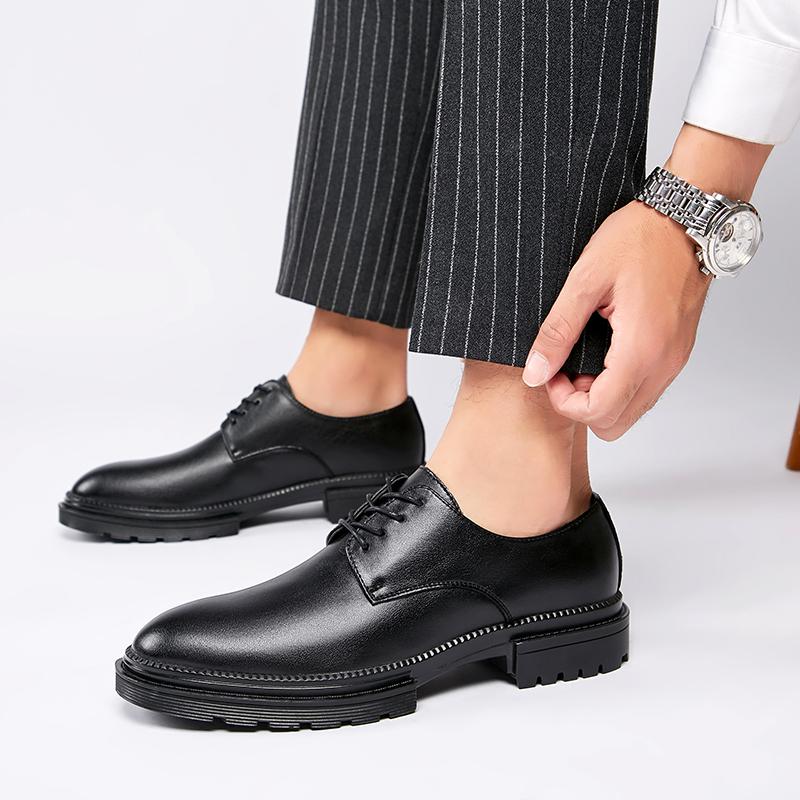 Newest Men Genuine Leather Casual Shoes High Quality Dress Shoes Formal Wedding Shoes For Men Business Luxury Mens Oxfords Men Shoe