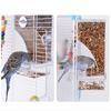 For Smail Bird Parakeets with Perch Food Container Bird Feeders Bird Cage Accessories Feeder Bowls