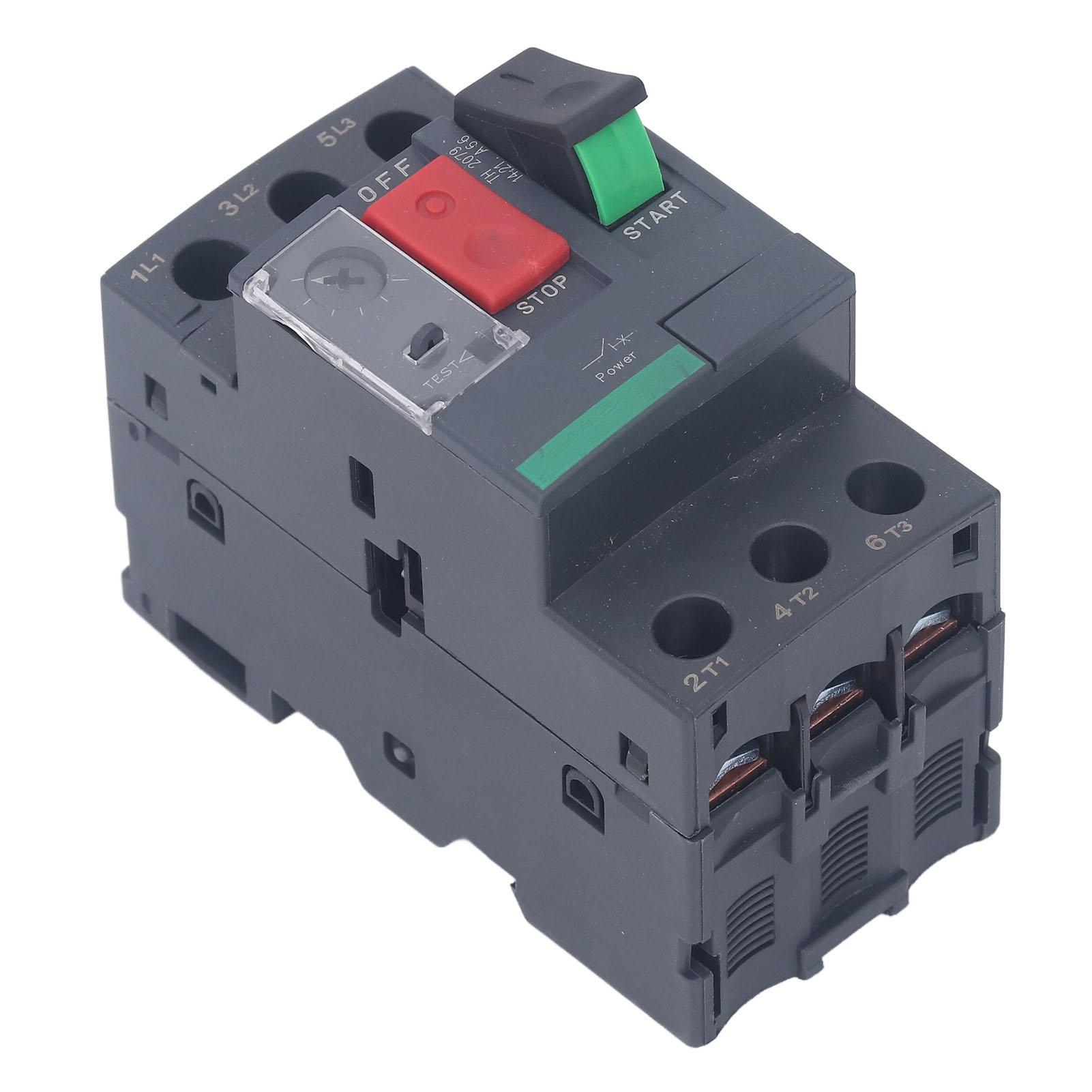 

Motor Circuit Breaker DIN Rail Mount Reliable Manual Motor Starter Button AC690V GV2ME32 2432A