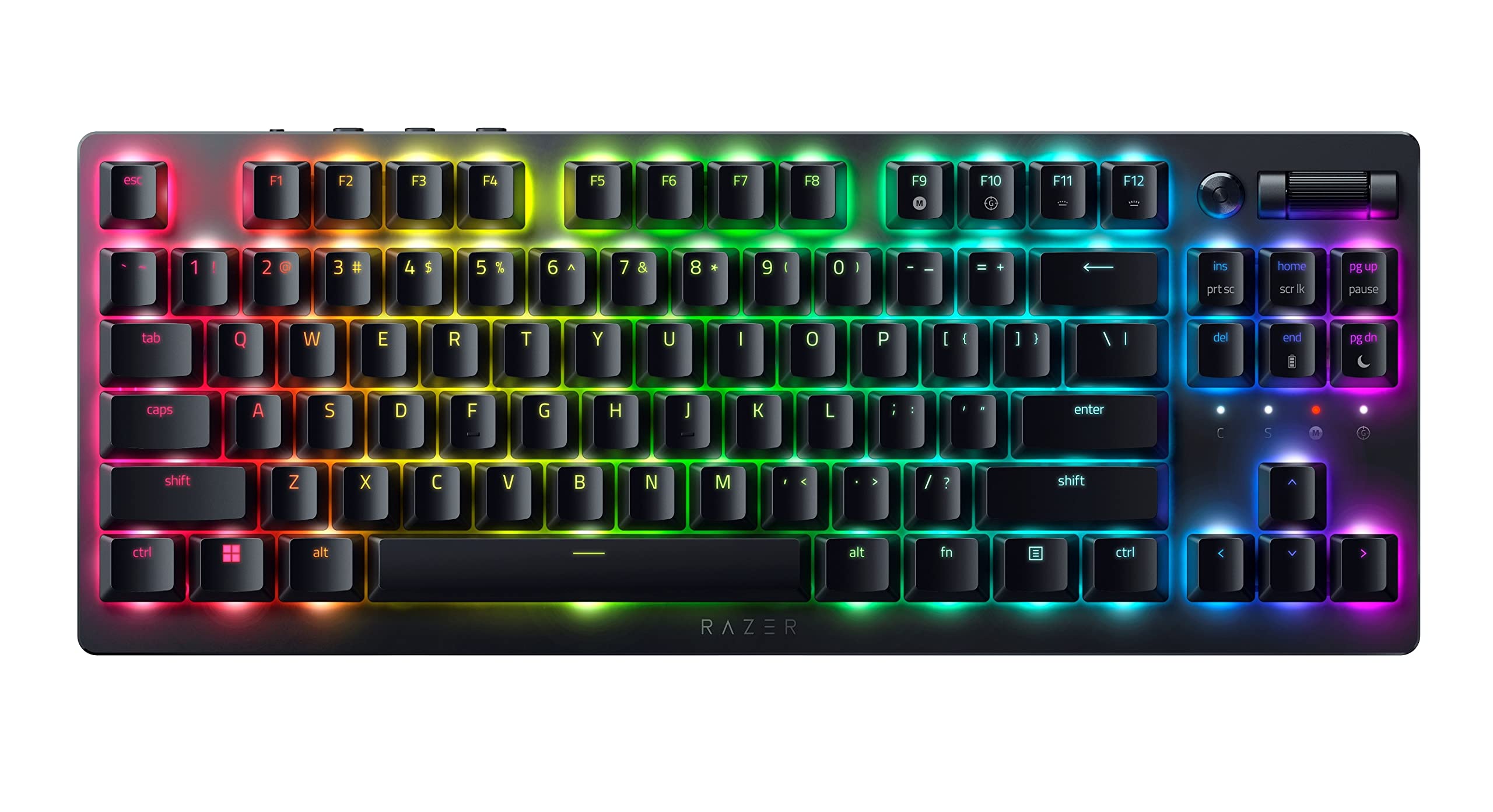 

Razer DeathStalker V2 Pro Tenkeyless Linear Optical Switch Tenkeyless Gaming Keyboard Thin Optical Switch Wireless Bluetooth Wired Chroma English чорний