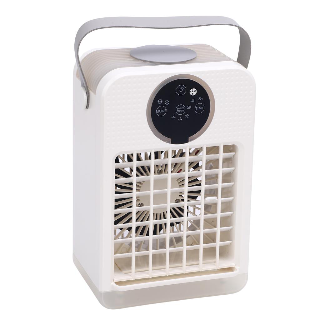 Evaporative Air Cooler 700ML Water Tank 7 Color Light USB Low Noise Portable Air Conditioner Fan