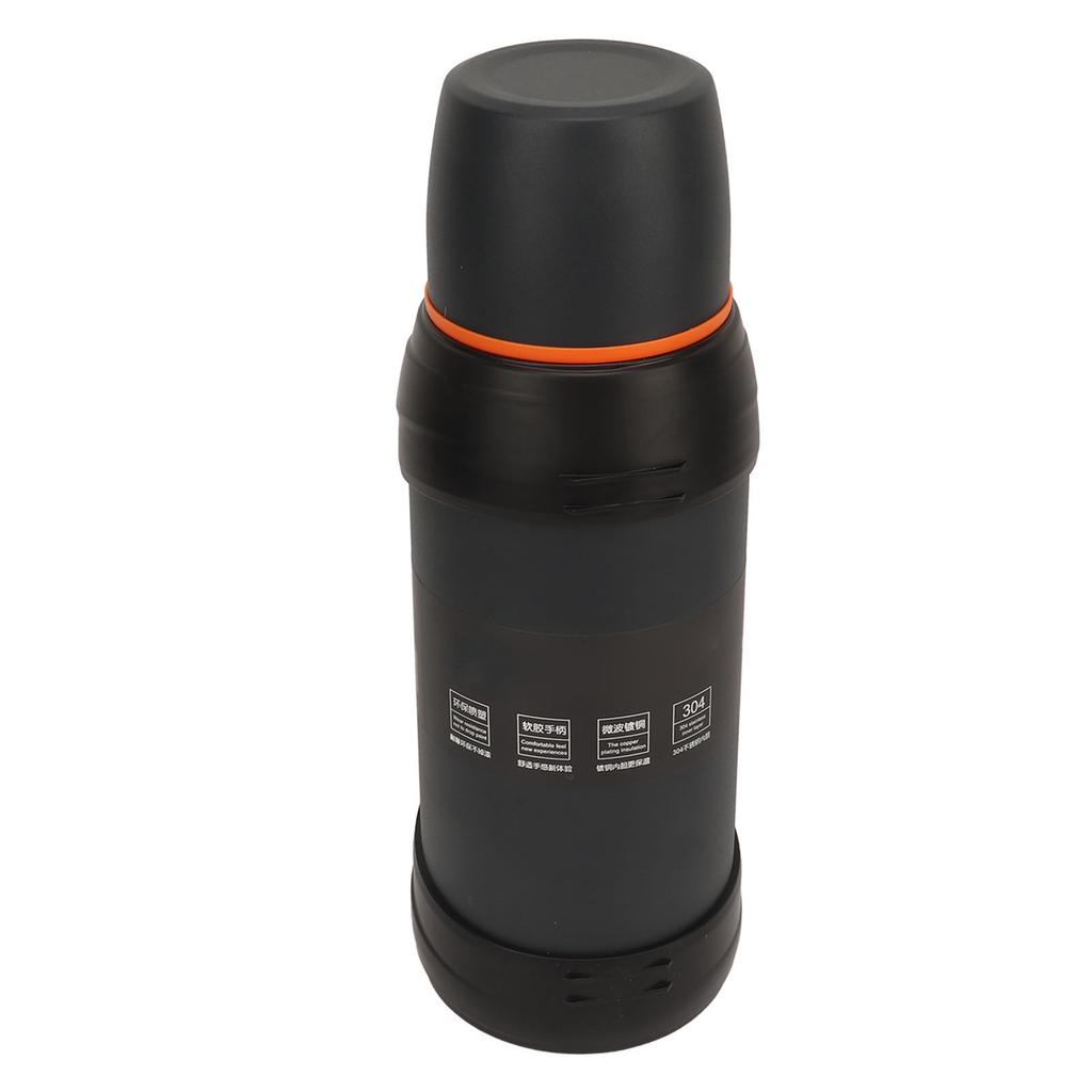 Vacuum Water Bottles 2000ml Stainless Steel 24 Hours Warm Portable Insulated Bottle with Cup Strap
