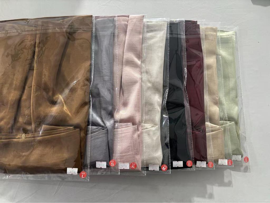 2026 Hochtaillierter Damen Satin A-Linien Minirock mit Reißverschluss