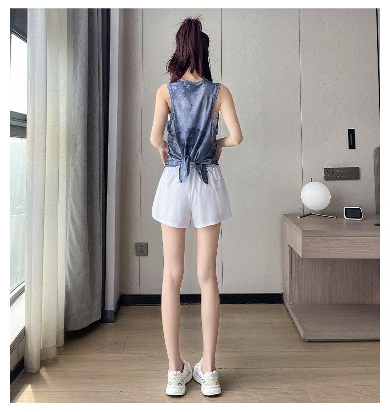 2024 Women's Summer Running Set: Quick-Dry Cardigan, Vest, Yoga Suit, and Shorts