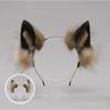 Furry Cat Ears Headband Plush Wolf Dog Hair Band Sweet Animals Hair Hoop  Cosplay