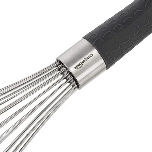 Basic 3-Piece Stainless Steel Whisk Set, Gray
