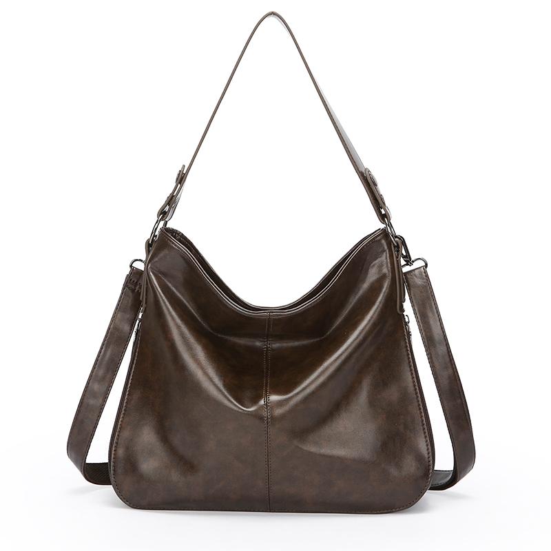 Damen Mode Weiches Leder Handtasche Große Kapazität Tragetasche Umhängetasche Crossbody Tasche für Damen Täglich Lässig Arbeit Einkaufen Reisen Einfarbige Farbe