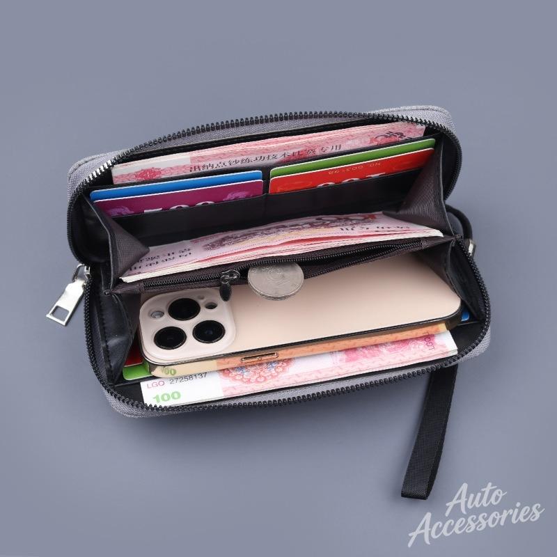 For Porsche Macan Panamera Cayenne Cayman 911 Business Wallet Handbag Credit Card Money Pouch Canvas Purse Card Holder stickers CY5