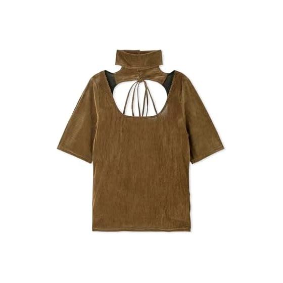 SNIDEL Choker Set Cut Velor Pullover SWCT254247 Women s