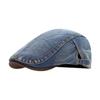 Japanese Style Hat Vintages Washed Cotton Beret Hat For Women Men Unisex Adjustable Design Fashion Accessory